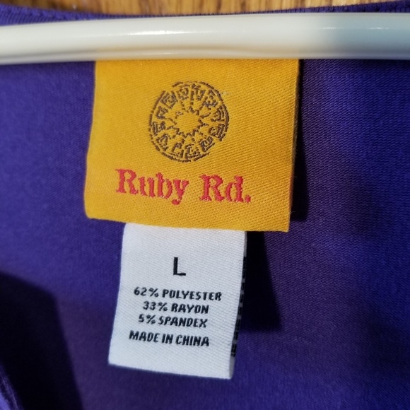 RUBY Rd Purple Top - Picture 5 of 6